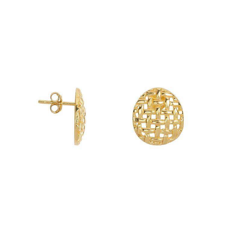 Betty Bogaers - checkered pattern small earring