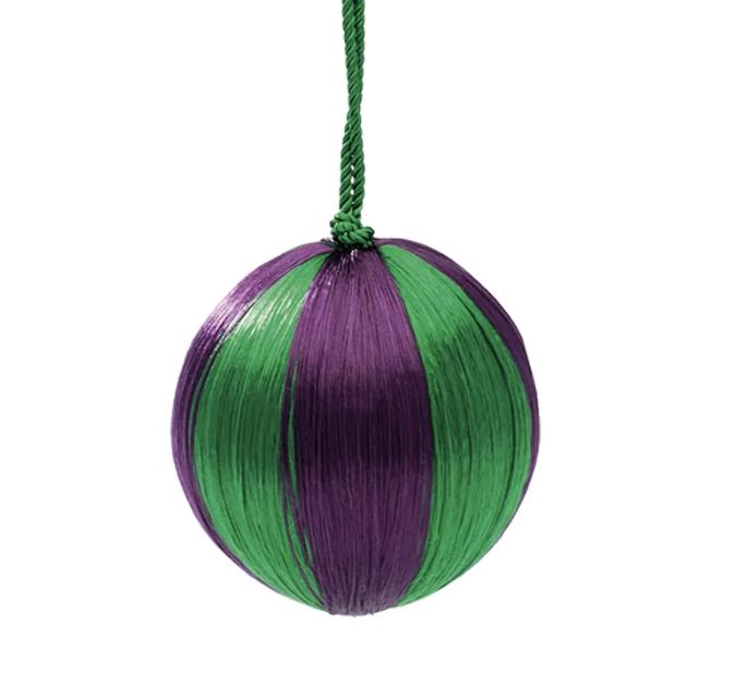 Anna+Nina - Green stripe small  ornament