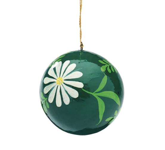 Anna+Nina - Hand painted flower ornament