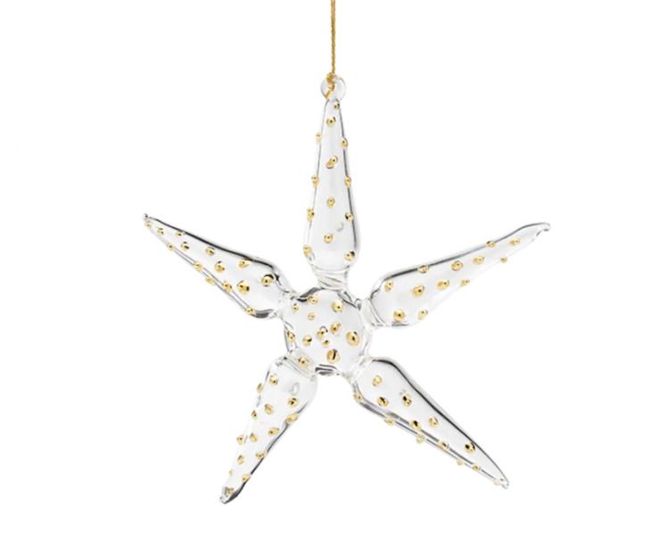 Anna+Nina - Star fish glass ornament