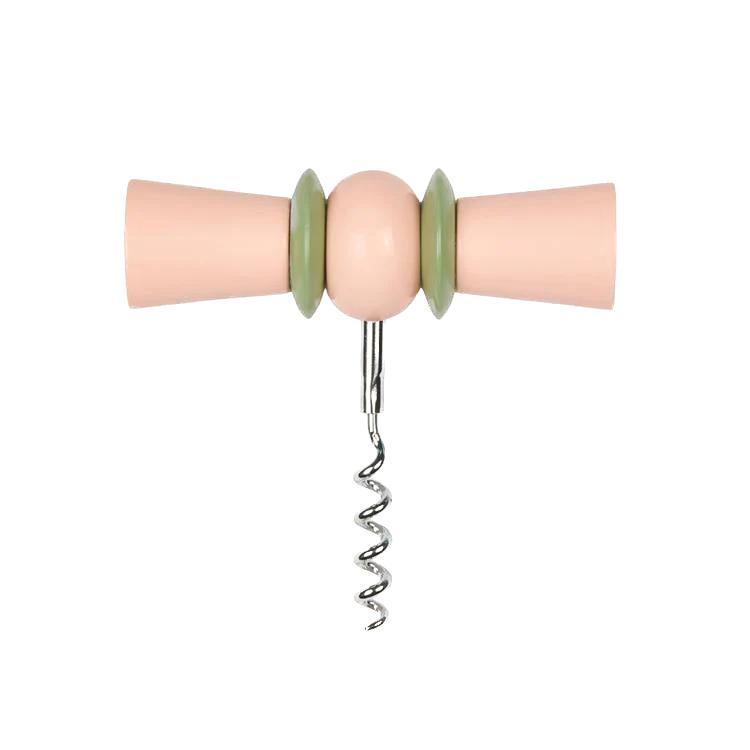 Addisson Ross - Bow tie corkscrew Pink & Green